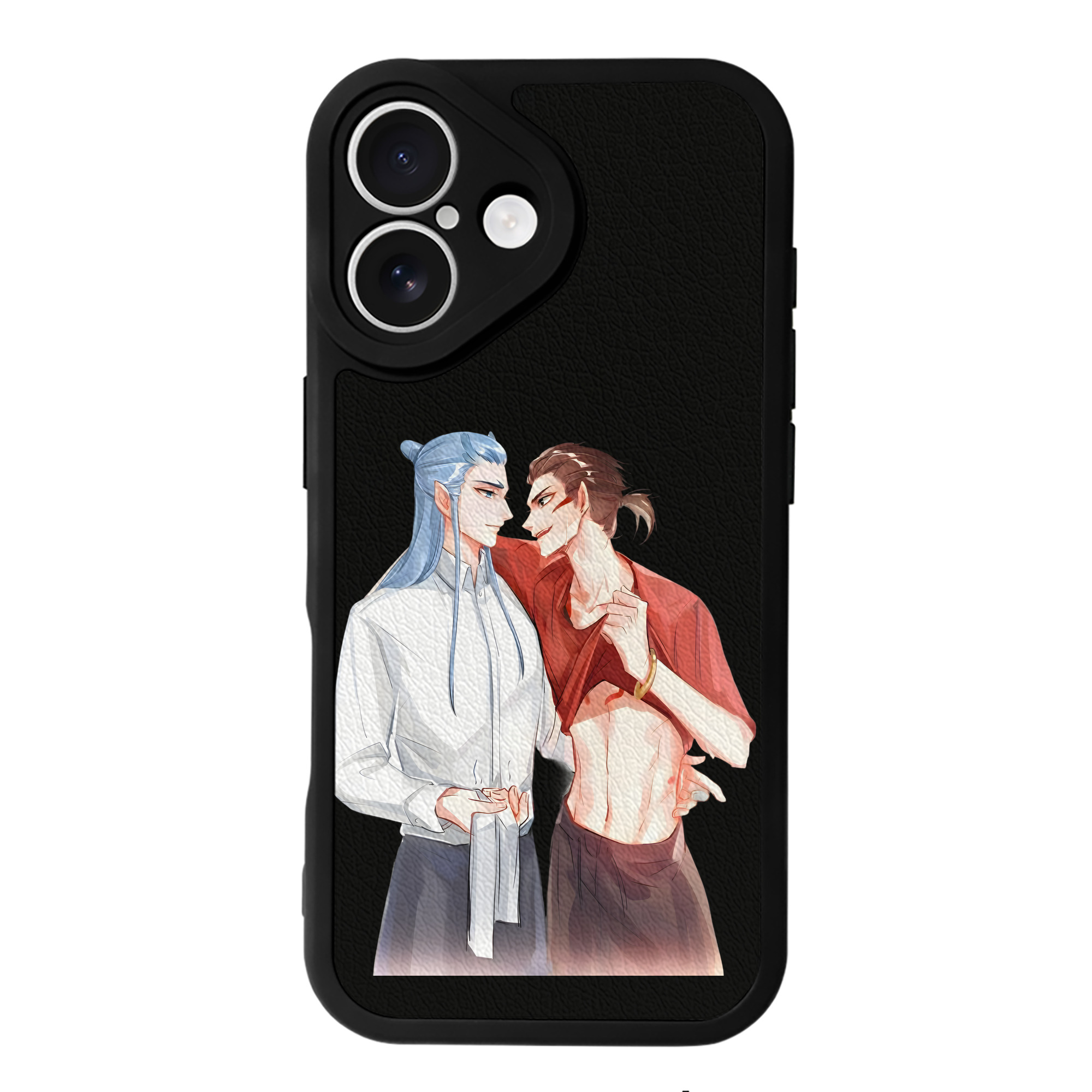 （画像用） Ne Zha 2 ナタ 魔童の大暴れ 【iPhone 16シリーズ対応】シリコンスマホケース（レザー調） 材質：シリコン